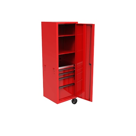 Homak 24in CTS Side Locker - Red RDCTS24001
